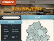Tablet Screenshot of museokompassi.fi